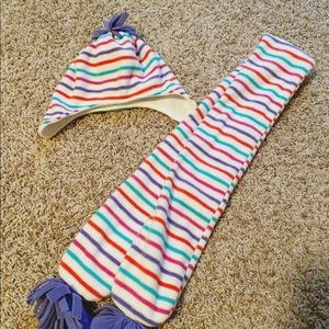Girls Winter Hat and Scarf Set